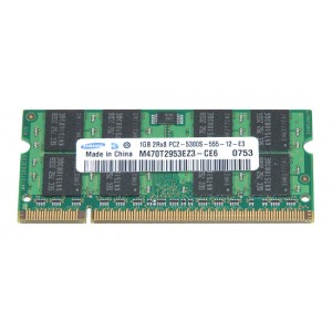 Memorie laptop sodimm Samsung 1GB 667MHz DDR2 PC2-5300S M470T2953EZ3-CE6